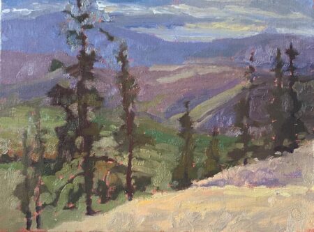 Facing Orofino mountain