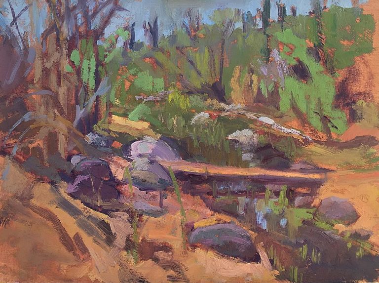 The creek. Spur cross ranch