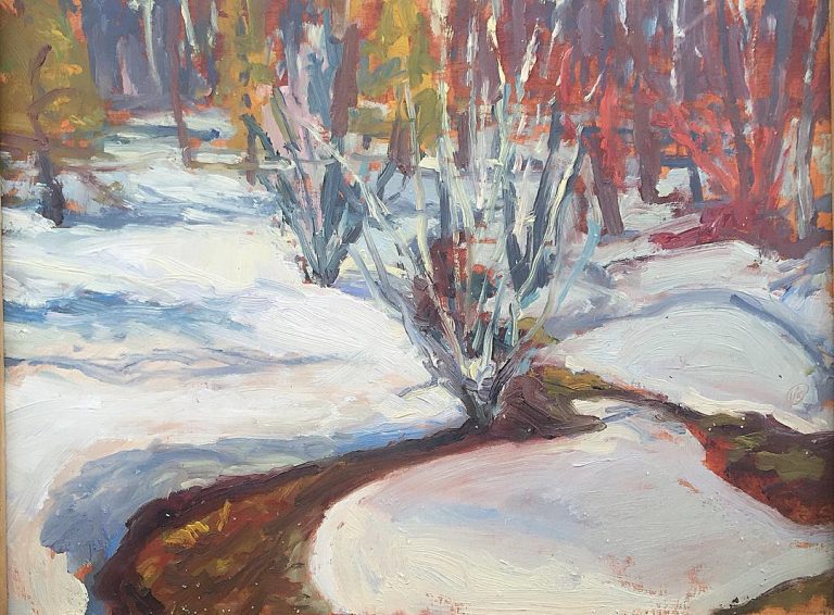 Snowmelt stream