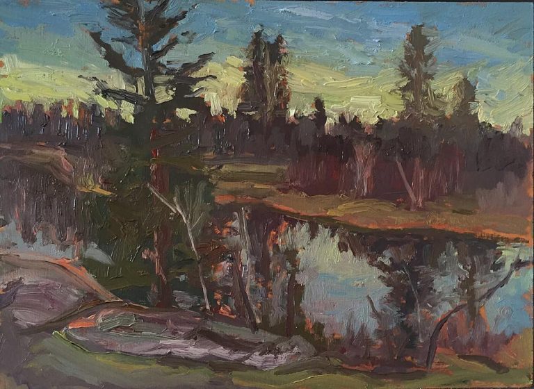 Dusk at Sawmill Lake