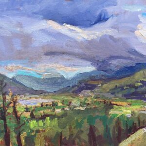 Spring clouds over Oliver