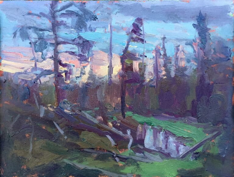 Dusk at Little White Lake
