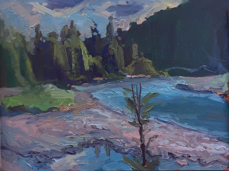 Dusk at Shuswap River