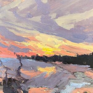 Sunset Dead Trees sketch