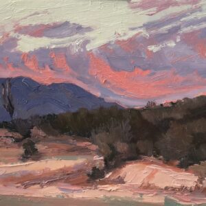 Baja California Sur Sunset oil painting