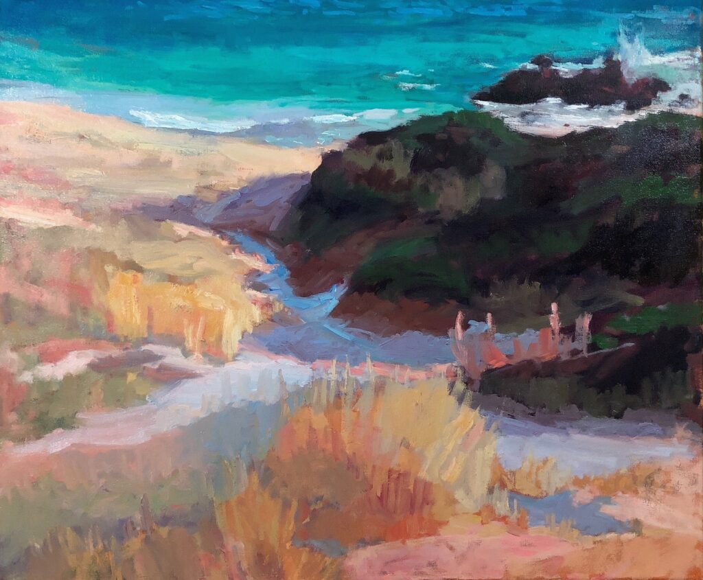 Path to the Beach. 20×24, original oil painting
