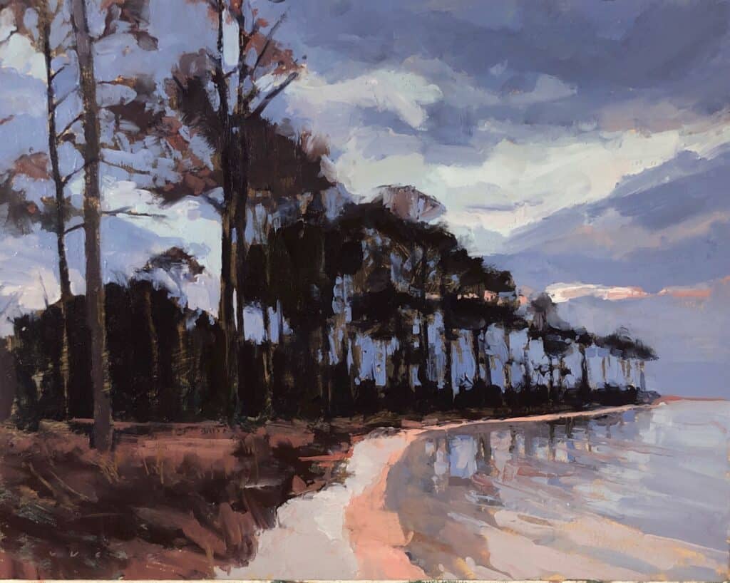 Big Lagoon, Pensacola, original oil painting