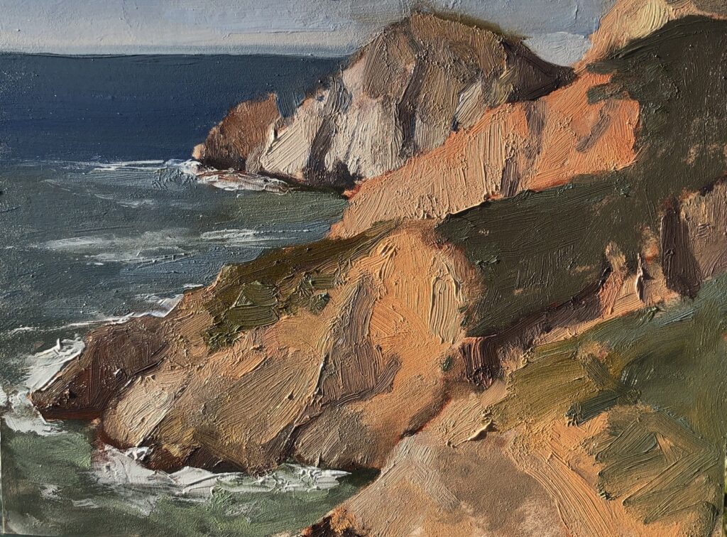 Devil’s Slide, original oil painting