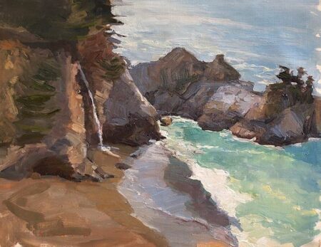 Waterfall at Julia Pfeiffer Burns Park