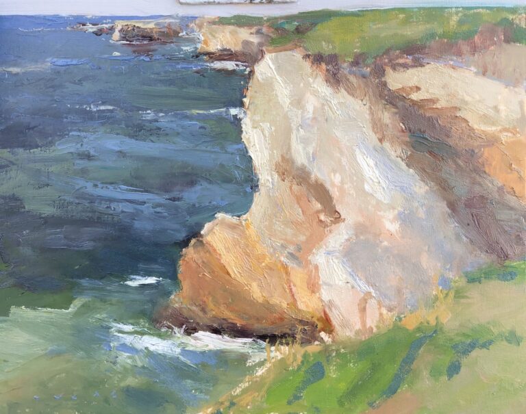 Morning Light on Dinosaur Caves Rock