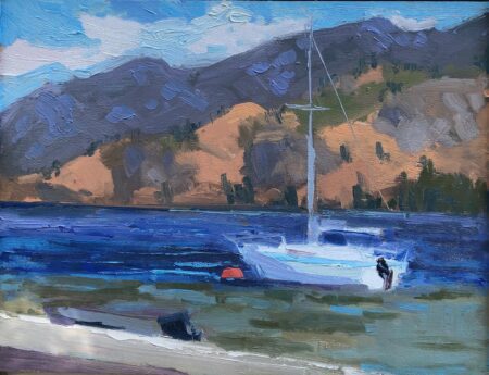 Sailboat at Ok Falls