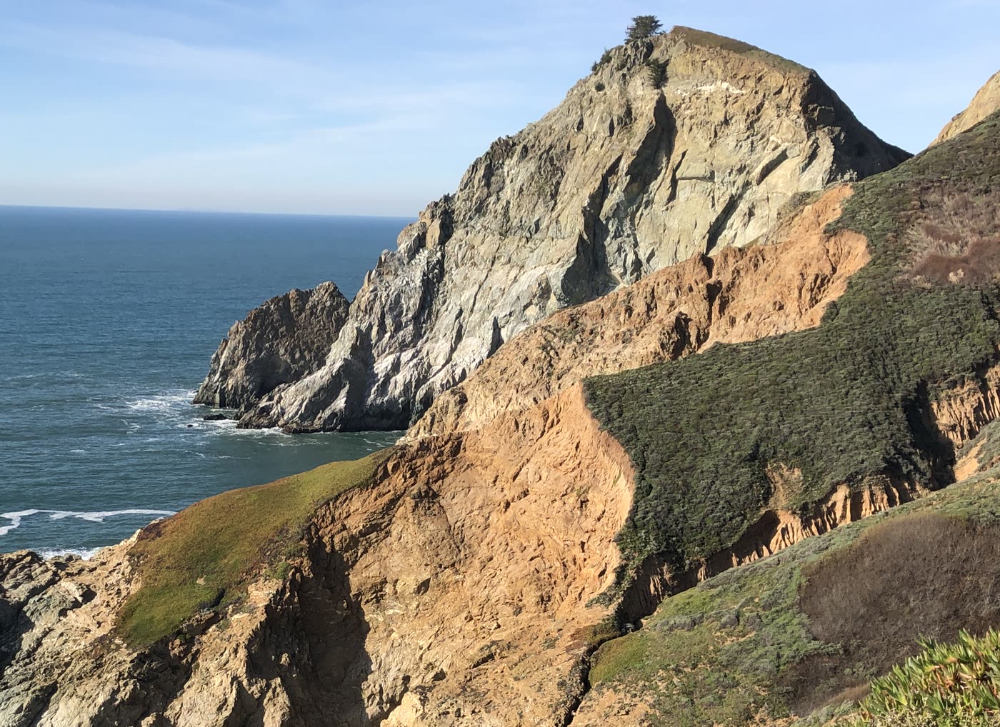 Photo of Pacifica, California taken before painting Devil’s Slide