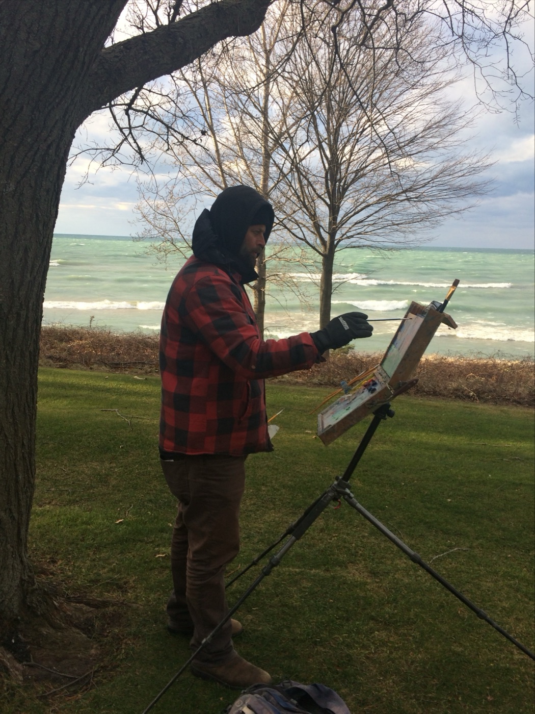 Lake Huron, Ontario, 6 December 2017. Photo by Jayna