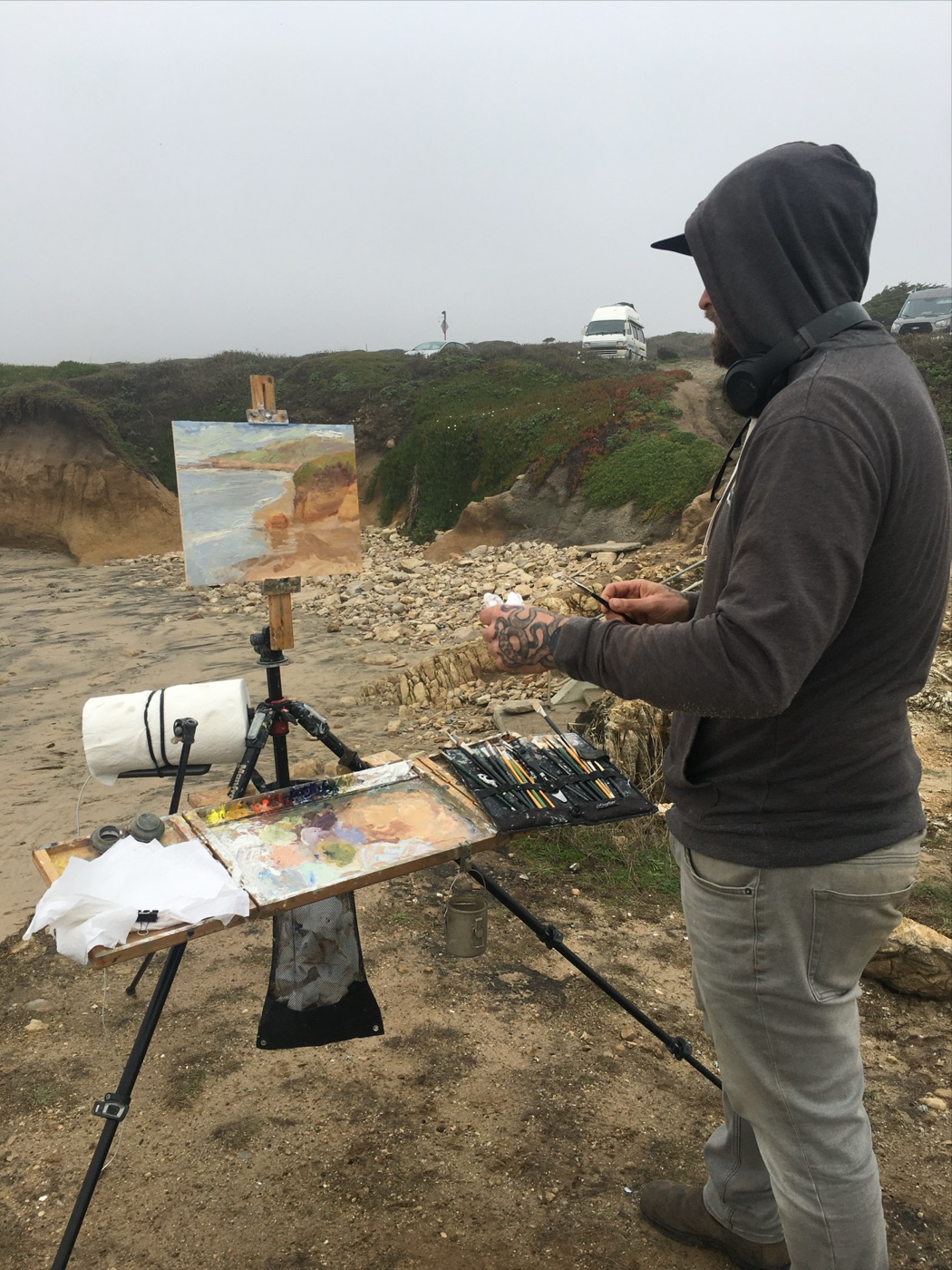 Pescadero, California, 25 January 2020. Photo by Jayna